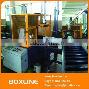 Automatic stretch film aluminum profile wrapping machine