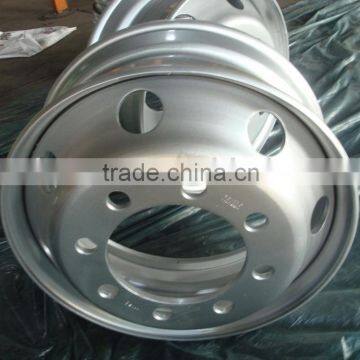 22.5x7.50 tubeless steel wheel for export