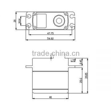 K-power HBL836 Large Airplane Servo 72g / 24.5kg-cm / 0.13sec @ 7.4V photo-6