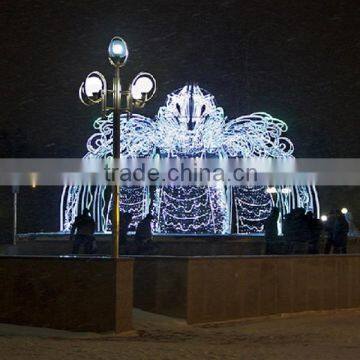 3D fourtains lights large giant garden light