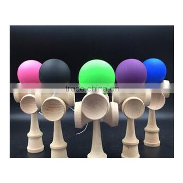 2015 New Design High Quality Colorful Customize Intelligence Toys Wooden Kendama Ball