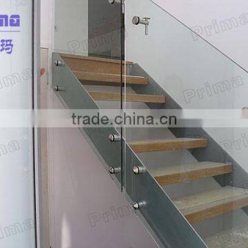 Modern staircase glass railing designs(PR-B2029)