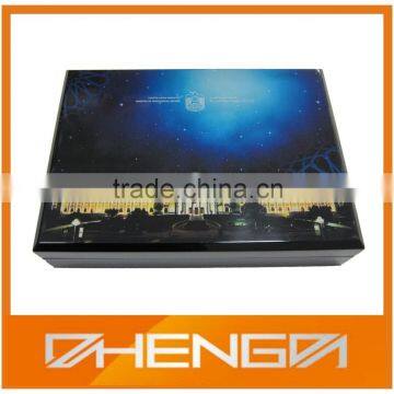 Guangzhou factory customized Color Printed Wood Box Luxury VIP Wood Gift Box