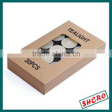 Customized Kraft Tealight candle Boxes