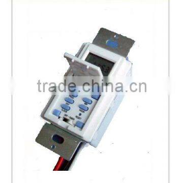Multi-setting 7-day Digital In-wall Timer With Wire Connection