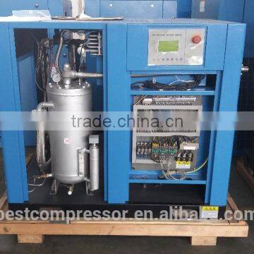 Oil free and water lubricated screw compressor