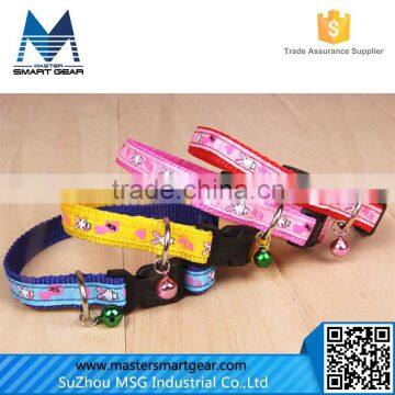 Handmade Canvas Pet Collar Safety Pet Collar With Metal Buckle PT43