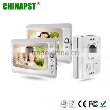 2015 HOT 2 Apartments Handsfree Villa 7'' TFT LCD color villa video door phone with CE FCC RoHS PST-VD906C-2K