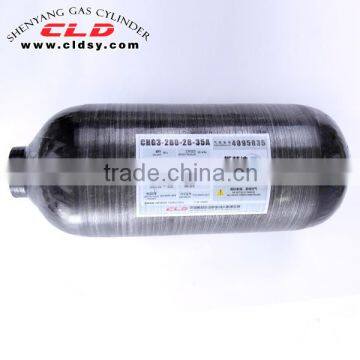 Carbon fiber fully wrrapped aluminum cylinder