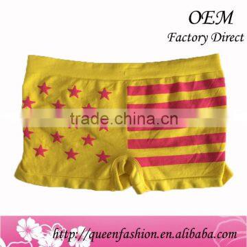 2016 High quality boxer shorts bamboo fiber boxer breif with America flag printed