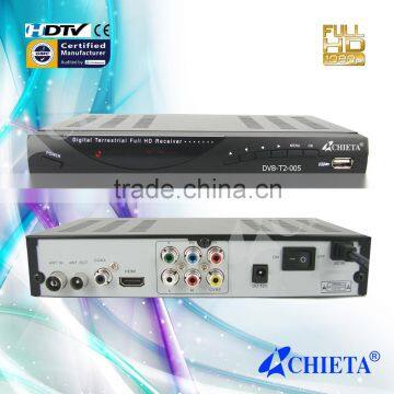 Full HD 1080P DVB-T2 Digital TV Set Top Box MPEG4 H.264 TV Tuner