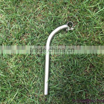 XACD Made Titan Bending Bicycle Stem Customized ti Bike Stems With Hand Brush Finished ti Bicycle Stem Oem Cheap Made in China photo-4