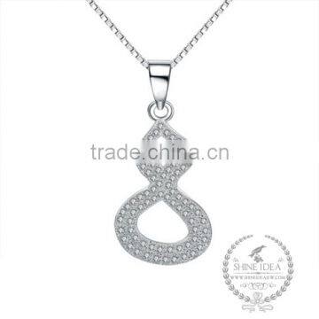 925 sterling silver hollow 8 necklace fashion women necklace supplies 6360447