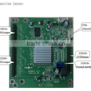 LCD Monitor Ad Board Moq And Deliver Time with PR 60Hz or 120Hz