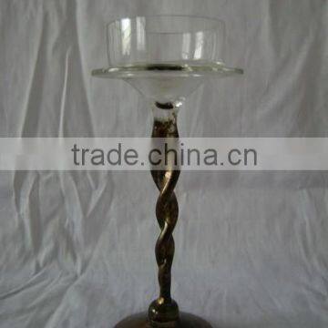 Glass Candle Holder for home decoration