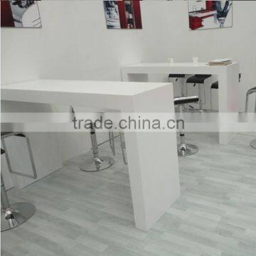 Modular Homes Artificial Marble Dining Table,solid Surface Restaurant Table Top photo-6