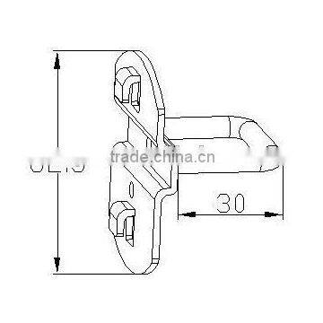 G-708|Anti-rust Metal Hook for Factory|Industrial Hook for Work Space Metal Plate|Durable Hook for Tools Storage photo-2