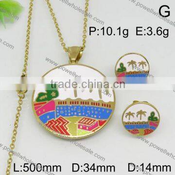 Hot Sales Products With Houses and Churches Images Gold Plated Jewelry in Honduras photo-4
