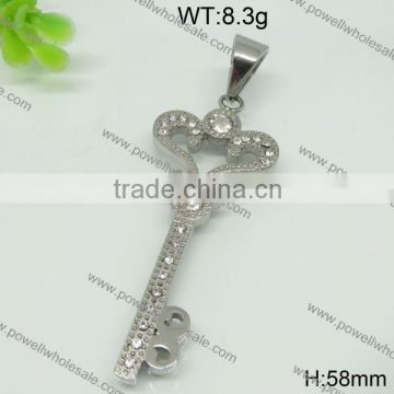 2015 Hot selling new arrival silver dumbbell pendant