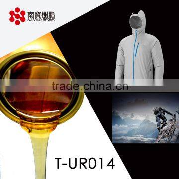 NANPAO Light Yellow Transparent Roller coating PUR Glue For Textile application