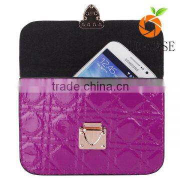 Cheap Wholesale Fashion High Quality Leather Phone Bag Purse for Samsung Brand