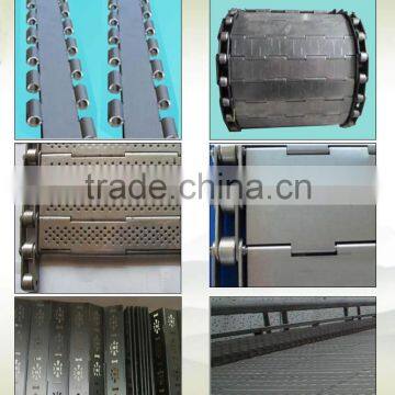 stainless steel continuous coveyer belt or special long hinges
