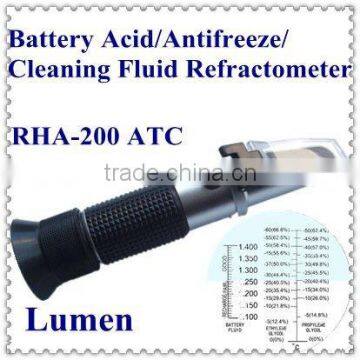 Hot Sale! Portable Hand-held Battery Acid/Antifreeze/Cleaning Fluid Refractometer RHA-200 ATC