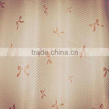 customized window curtain fabric, jacquard fabirc 015 fire retardant blackout fabric for bedroom