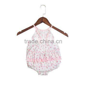 2016 alibaba low price wholesale soft cotton /polyester/spandex lace romper