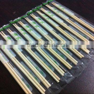 Disposable round bamboo chopsticks with toothpick