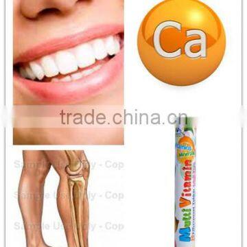 GMP Certified Health Supplement Manufacturer Calcium Gluconate Effervescent Tablet