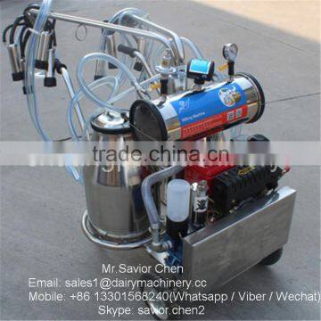 Dairy Farm Diesel Power Human Milking Machine For Sale photo-4