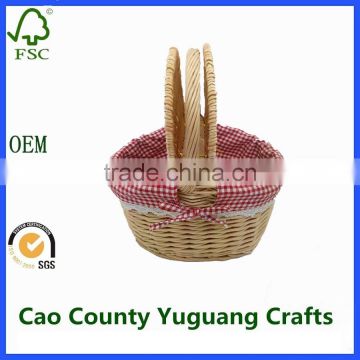 cheap wicker weaving empty picnic baskets cestas de mimbre de picnic