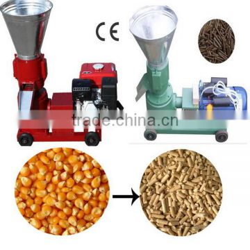 9PK-105 feed pellet machine, mini homeuse flat-die feed pellet mill