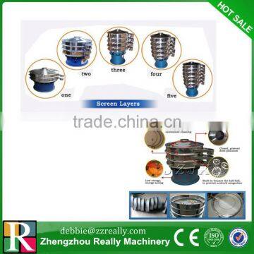 High accuracy chemical industry powder multi layer rotary screening machine