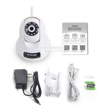 Sricam SP018 CMOS Sensor 2.0MP Pan Tilt Wireless Wifi Indoor Two Way Audio IR-CUT IP Camera