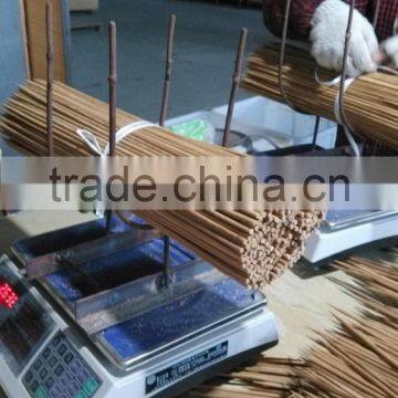 Carbonized split bamboo sticks stakes for flower nursery support