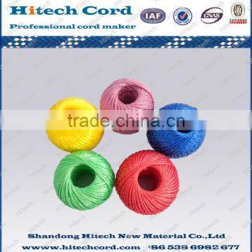 Multi color competitive polypropylene split film twine