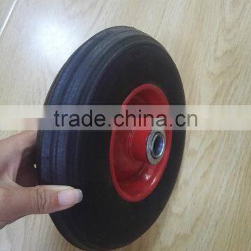 8" Inch Replacment Cart Wheel Solid Rubber Tires photo-2