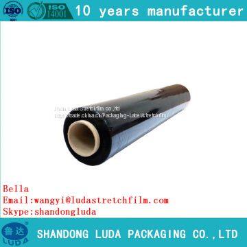 Factory Direct Sale Black Stretch Wrap Film Roll photo-2