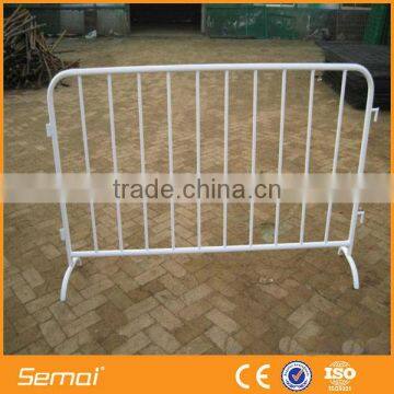 Hot dipped galvanized round pipe concert used crowd control barrier