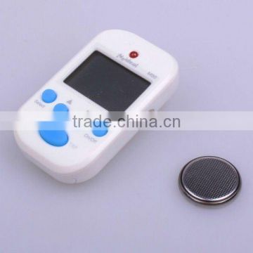 White Clip-on LCD Digital Beat Tempo Mini Metronome