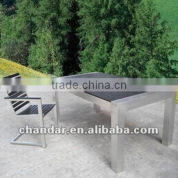 outdoor garden polywood brushed aluminum furniture