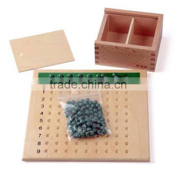 Wooden Math Toy Montessori Multiplication Bead Board photo-6