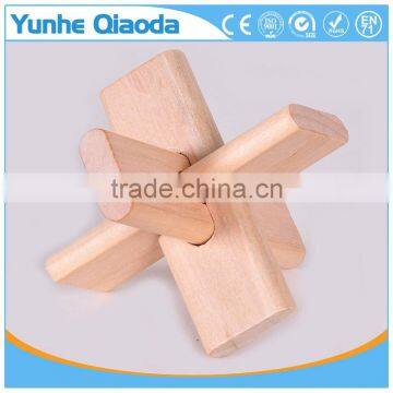 Wholesale Kids Wooden IQ Intelligent Puzzle Handheld Brain Game photo-2