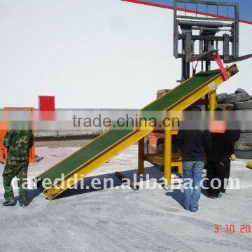 high automatic waste tire shredder machine