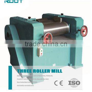 6" roller hand 3-roller mill for painting and printing ink production