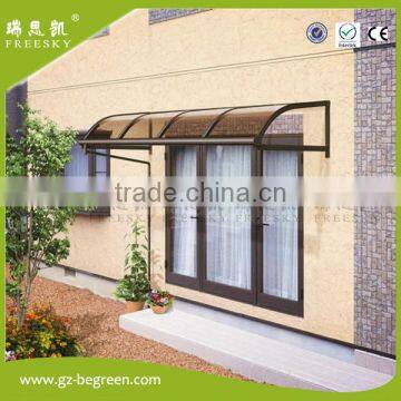 waterproof modern window awning aluminum window shed for terrace balcone