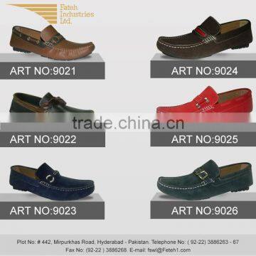 Mens Leather Casual Driving Shoes photo-5