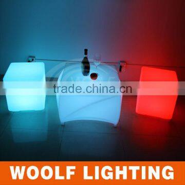 Indoor and Outdoor Used Seating Illuminated LED Cube Furniture photo-4